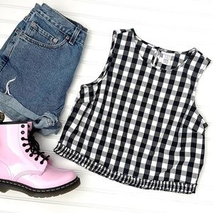 Picnic Gingham Top | size S